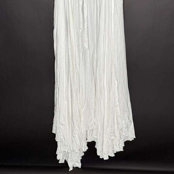 Coven and Co XL NEW Halo Gown Bump Friendly White Romantic Soft Flowy - Picture 8 of 15